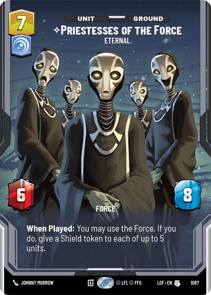 Priestesses of the Force - Eternal (1087) (Prestige Foil) (1087) [Legends of the Force] - The Mythic Store | 24h Order Processing