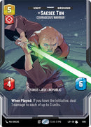 Saesee Tiin - Courageous Warrior (1090) (Prestige Foil) (1090) [Legends of the Force] - The Mythic Store | 24h Order Processing
