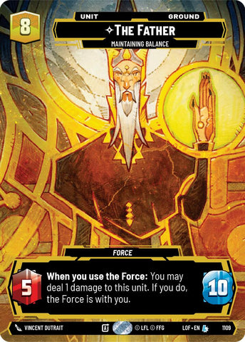 The Father - Maintaining Balance (1109) (Prestige Foil) (1109) [Legends of the Force] - The Mythic Store | 24h Order Processing