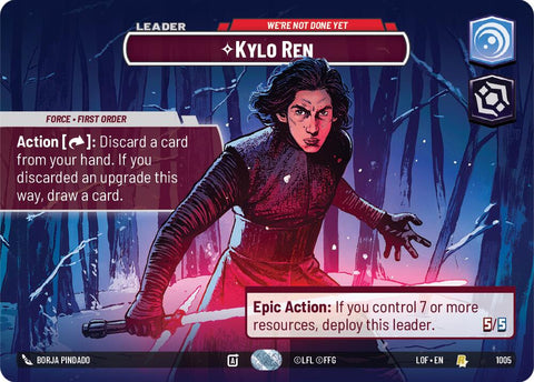 Kylo Ren - We're Not Done Yet (1005) (Showcase) (1005) [Legends of the Force] - The Mythic Store | 24h Order Processing