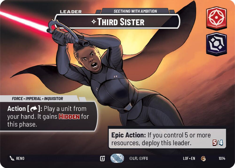 Third Sister - Seething With Ambition (1014) (Showcase) (1014) [Legends of the Force] - The Mythic Store | 24h Order Processing