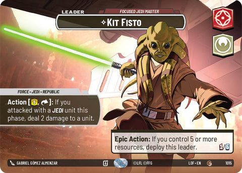 Kit Fisto - Focused Jedi Master (1015) (Showcase) (1015) [Legends of the Force] - The Mythic Store | 24h Order Processing
