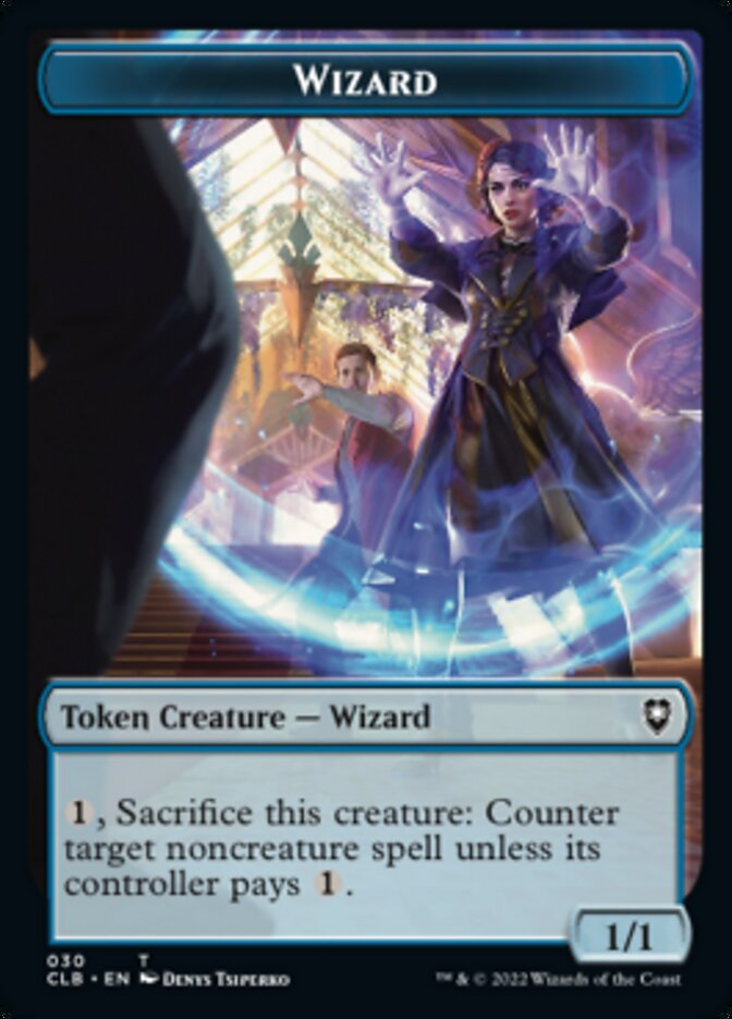 Kor Warrior // Wizard Double-Sided Token [Commander Legends: Battle for Baldur's Gate Tokens] - The Mythic Store | 24h Order Processing