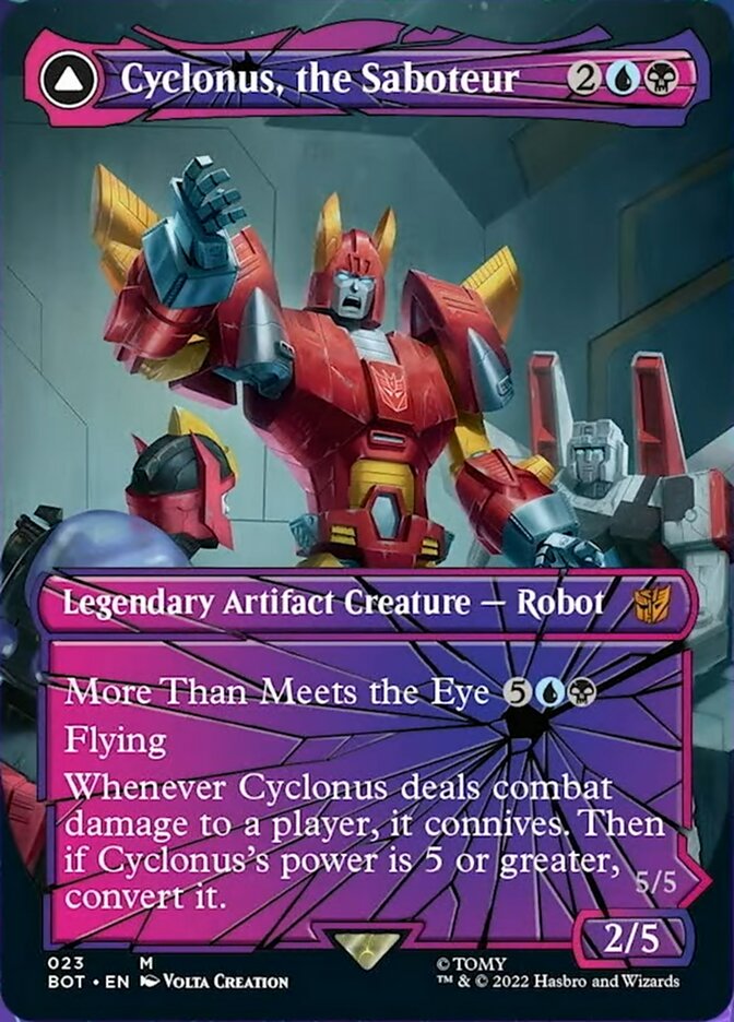 Cyclonus, the Saboteur // Cyclonus, Cybertronian Fighter (Shattered Glass) [Transformers] - The Mythic Store | 24h Order Processing