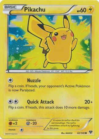 Pikachu (42/146) (2014 Movie Promo) [Miscellaneous Cards] - The Mythic Store | 24h Order Processing