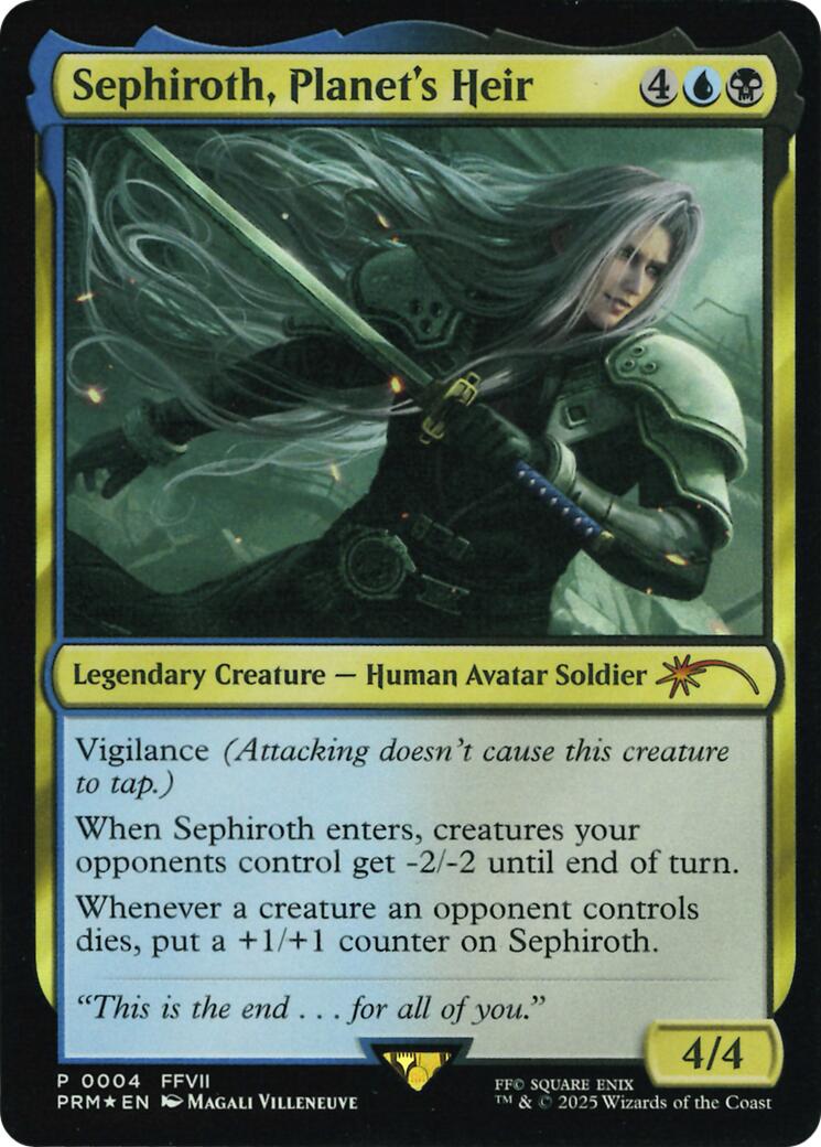 Sephiroth, Planet's Heir (Costco Bundle) [FINAL FANTASY Promos] - The Mythic Store | 24h Order Processing