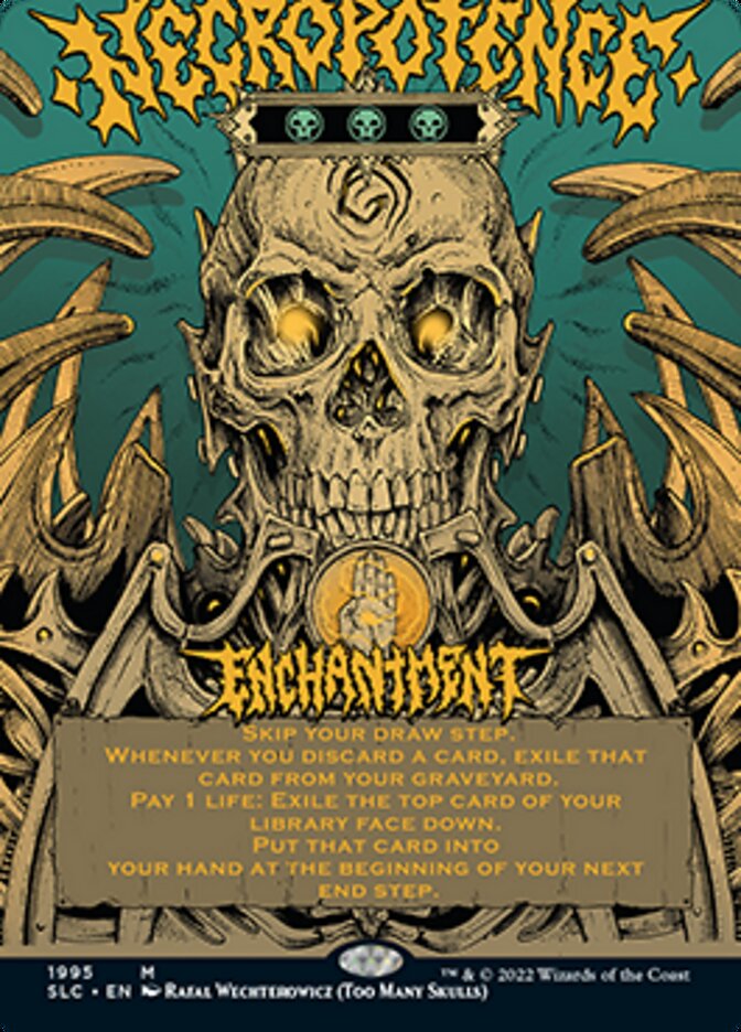 Necropotence (Borderless Alternate Art) [Secret Lair Countdown Kit] - The Mythic Store | 24h Order Processing