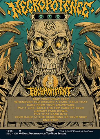 Necropotence (Borderless Alternate Art) [Secret Lair Countdown Kit] - The Mythic Store | 24h Order Processing
