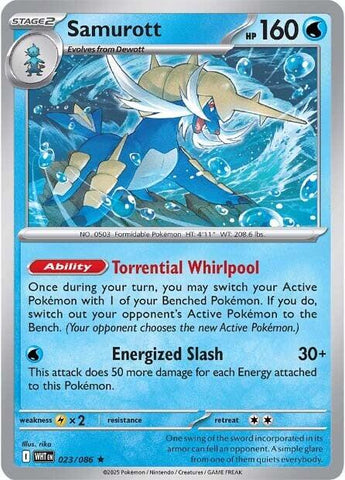 Samurott (023/086) [Scarlet & Violet: White Flare] - The Mythic Store | 24h Order Processing