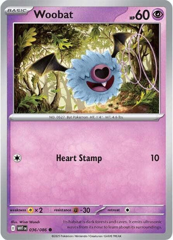 Woobat (036/086) [Scarlet & Violet: White Flare] - The Mythic Store | 24h Order Processing