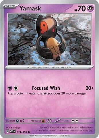 Yamask (039/086) [Scarlet & Violet: White Flare] - The Mythic Store | 24h Order Processing