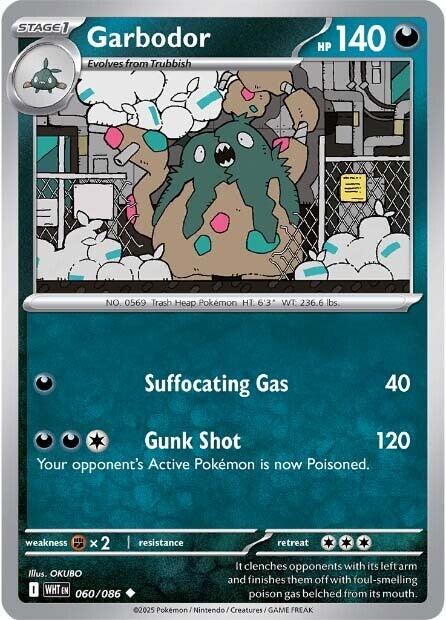 Garbodor (060/086) [Scarlet & Violet: White Flare] - The Mythic Store | 24h Order Processing