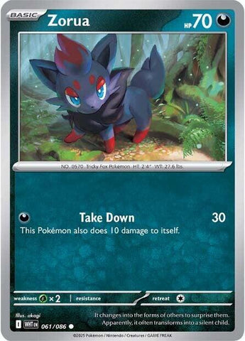 Zorua (061/086) [Scarlet & Violet: White Flare] - The Mythic Store | 24h Order Processing
