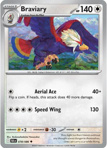 Braviary (078/086) [Scarlet & Violet: Black Bolt] - The Mythic Store | 24h Order Processing