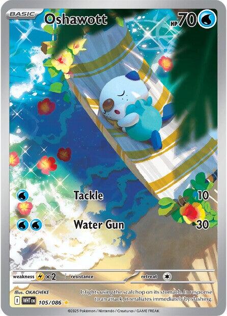 Oshawott (105/086) [Scarlet & Violet: White Flare] - The Mythic Store | 24h Order Processing