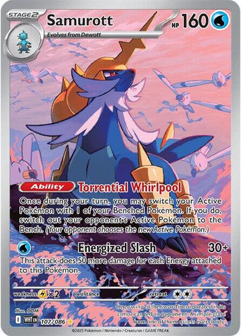Samurott (107/086) [Scarlet & Violet: White Flare] - The Mythic Store | 24h Order Processing