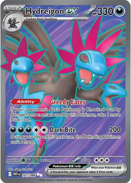Hydreigon ex (161/086) [Scarlet & Violet: White Flare] - The Mythic Store | 24h Order Processing
