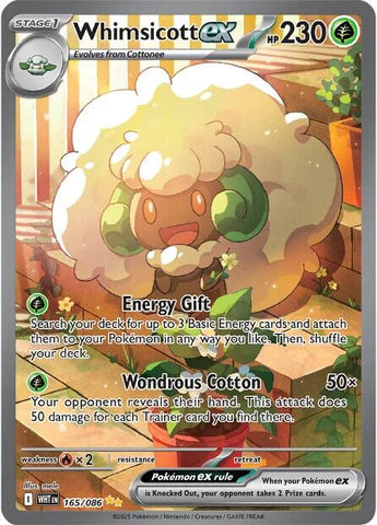 Whimsicott ex (165/086) [Scarlet & Violet: White Flare] - The Mythic Store | 24h Order Processing