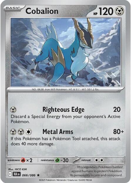 Cobalion (066/086) [Scarlet & Violet: Black Bolt] - The Mythic Store | 24h Order Processing