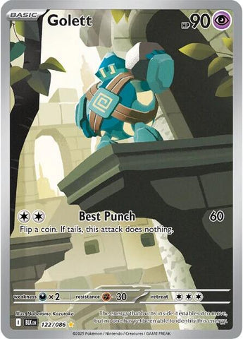 Golett (122/086) [Scarlet & Violet: Black Bolt] - The Mythic Store | 24h Order Processing