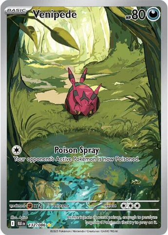 Venipede (132/086) [Scarlet & Violet: Black Bolt] - The Mythic Store | 24h Order Processing