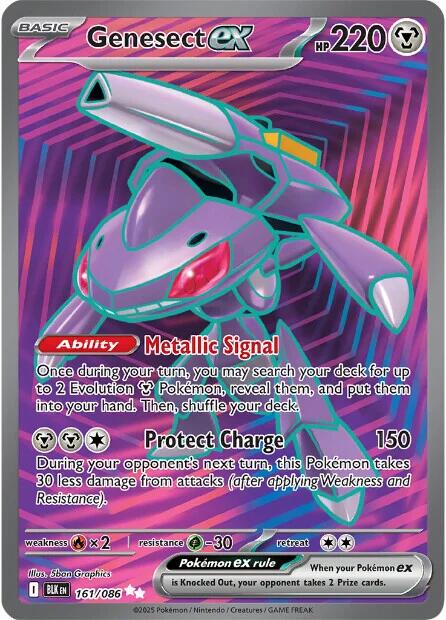 Genesect ex (161/086) [Scarlet & Violet: Black Bolt] - The Mythic Store | 24h Order Processing