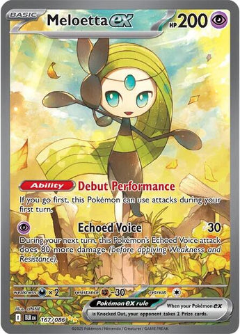 Meloetta ex (167/086) [Scarlet & Violet: Black Bolt] - The Mythic Store | 24h Order Processing