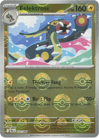 Eelektross (032/086) (Poke Ball Pattern) [Scarlet & Violet: Black Bolt] - The Mythic Store | 24h Order Processing