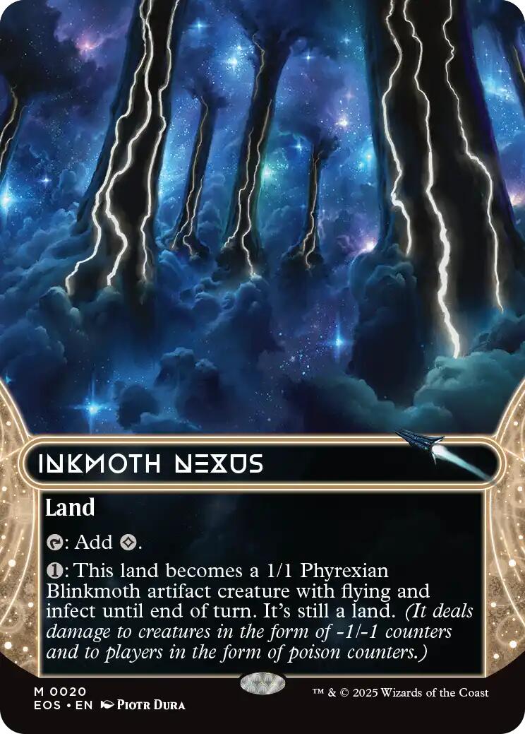 Inkmoth Nexus (0020) (Borderless) [Edge of Eternities: Stellar Sights] - The Mythic Store | 24h Order Processing