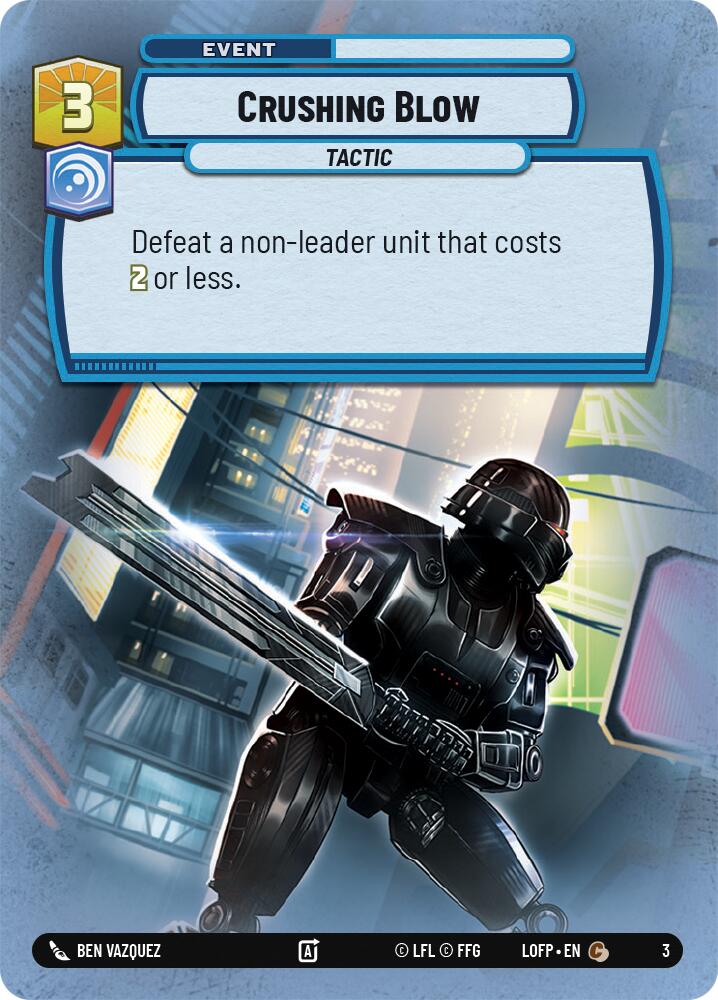 Crushing Blow (3) (3) [Organized Play Promos] - The Mythic Store | 24h Order Processing