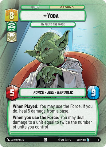 Yoda - My Ally is the Force (6) (6) [Organized Play Promos] - The Mythic Store | 24h Order Processing