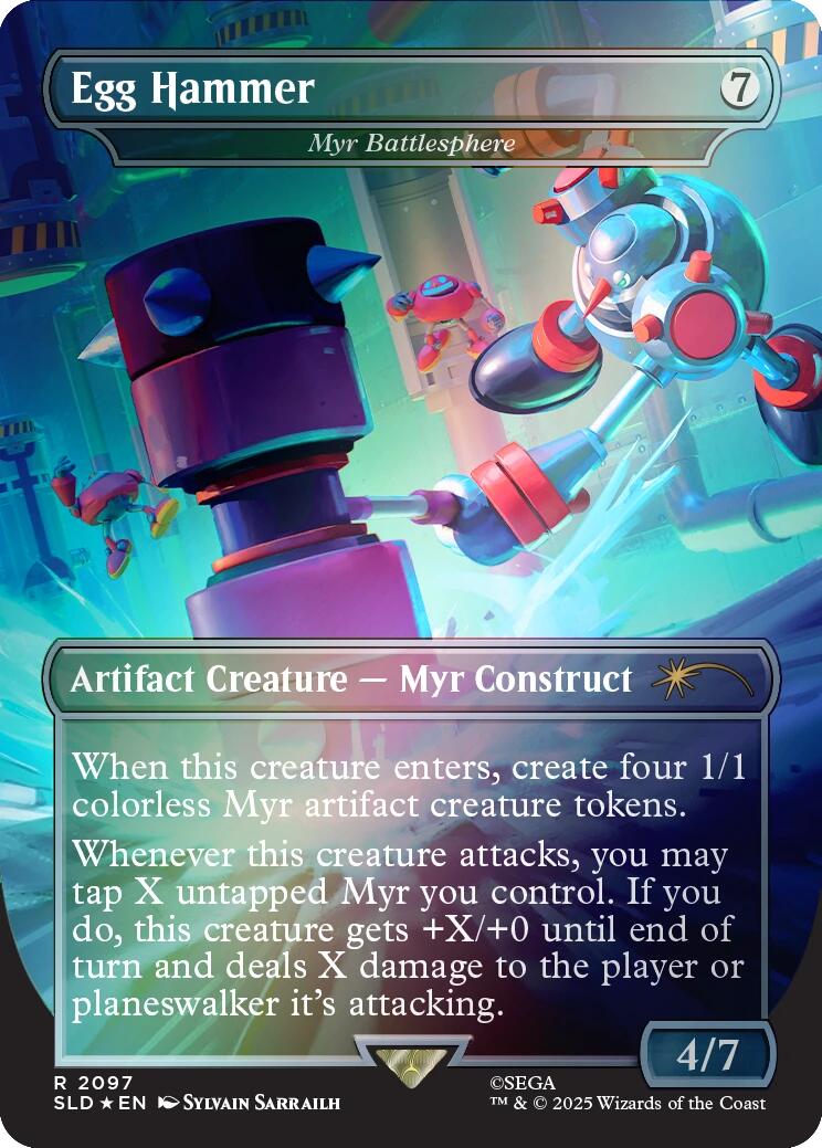 Egg Hammer - Myr Battlesphere (Rainbow Foil) [Secret Lair Drop Series] - The Mythic Store | 24h Order Processing