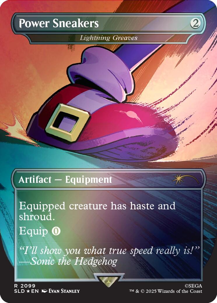 Power Sneakers - Lightning Greaves (Rainbow Foil) [Secret Lair Drop Series] - The Mythic Store | 24h Order Processing