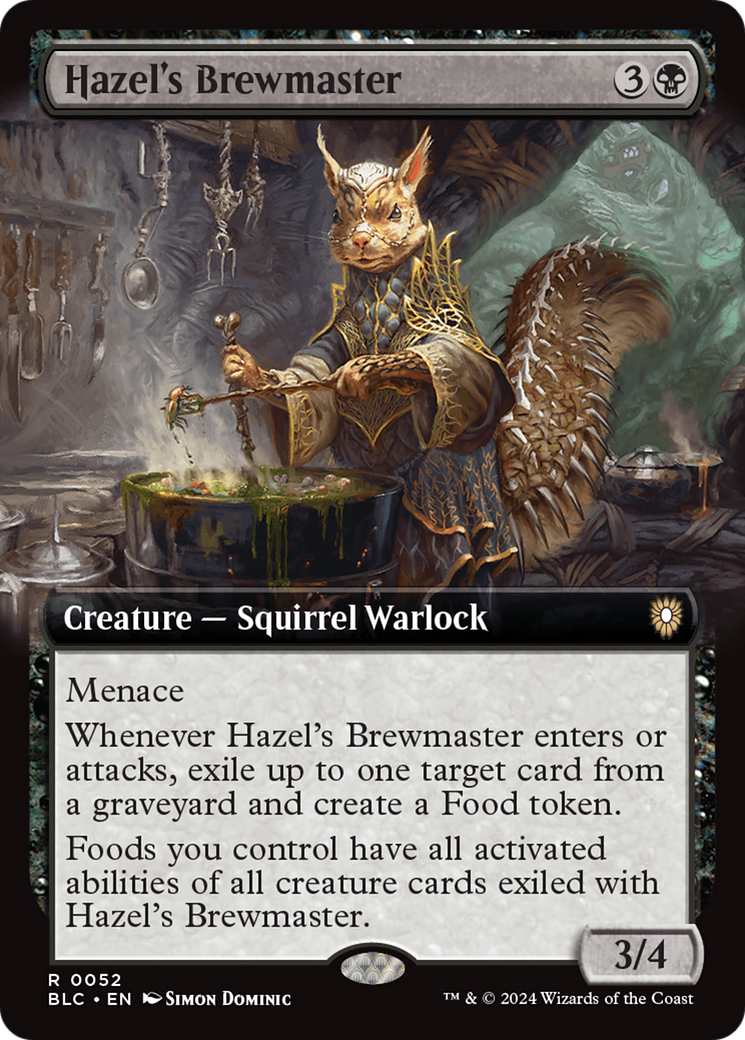 Hazel's Brewmaster (Extended Art) [Bloomburrow Commander] - The Mythic Store | 24h Order Processing