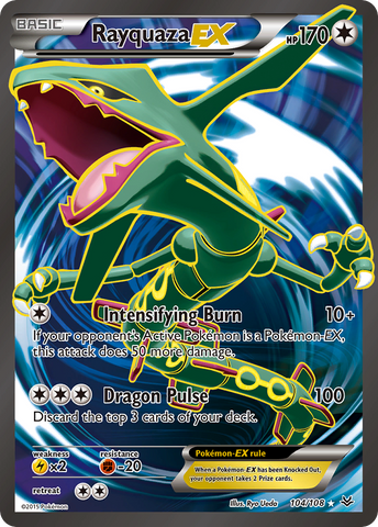 Rayquaza EX (104/108) [XY: Roaring Skies] - The Mythic Store | 24h Order Processing