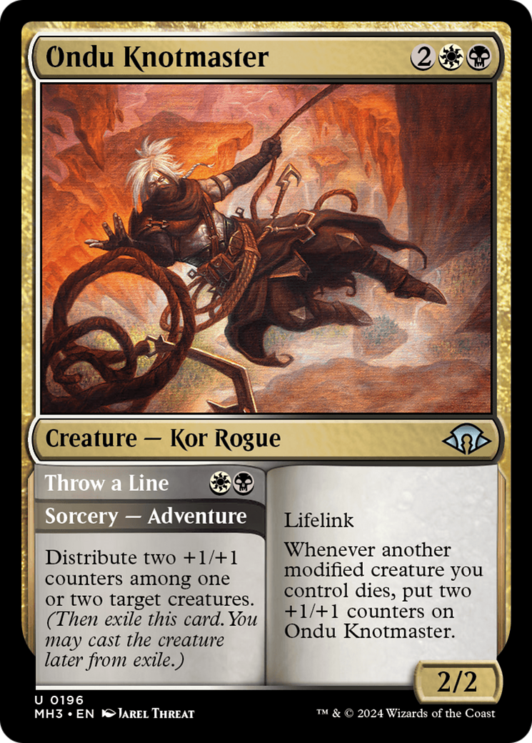 Ondu Knotmaster // Throw a Line [Modern Horizons 3] - The Mythic Store | 24h Order Processing