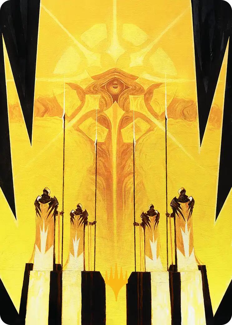 Hardlight Containment Art Card (Gold-Stamped Planeswalker Symbol) [Edge of Eternities Art Series] - The Mythic Store | 24h Order Processing