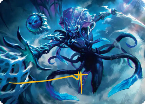 Illvoi Galeblade Art Card (Gold-Stamped Signature) [Edge of Eternities Art Series] - The Mythic Store | 24h Order Processing