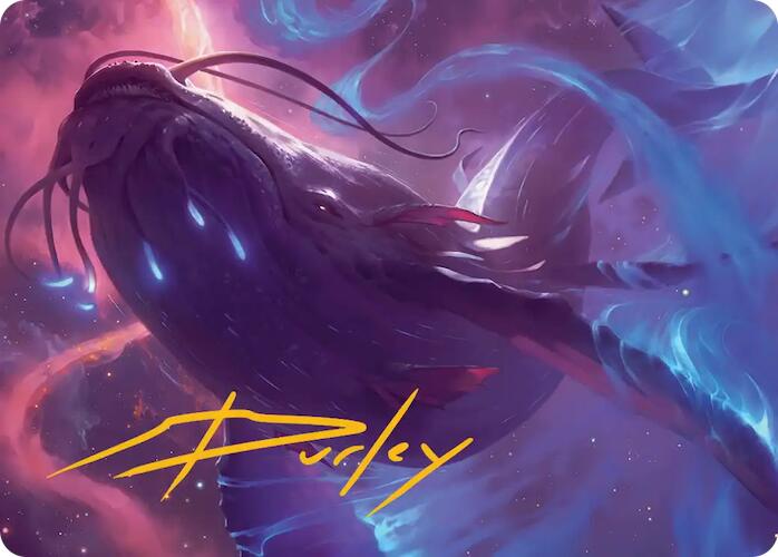 Starbreach Whale Art Card (Gold-Stamped Signature) [Edge of Eternities Art Series] - The Mythic Store | 24h Order Processing