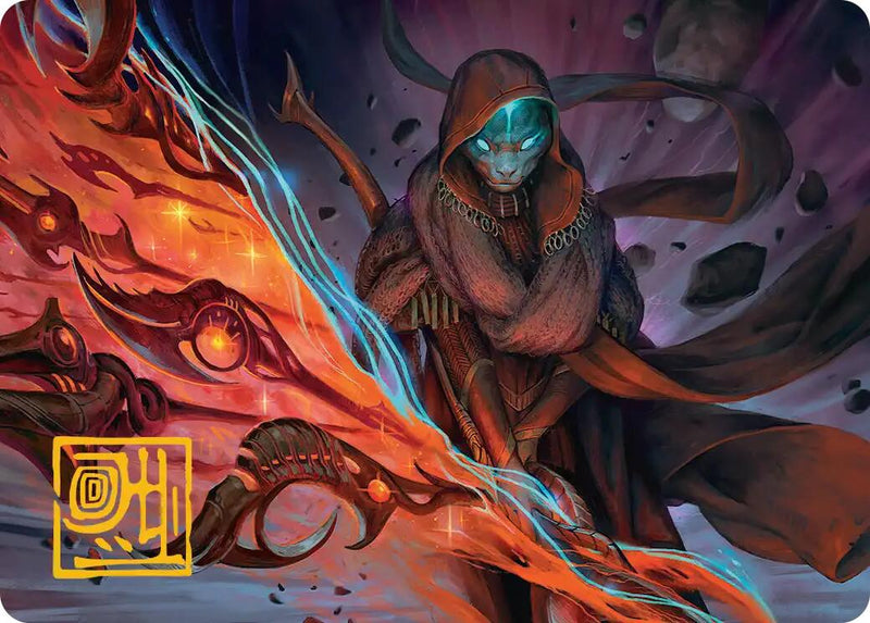 Weftstalker Ardent Art Card (Gold-Stamped Signature) [Edge of Eternities Art Series] - The Mythic Store | 24h Order Processing