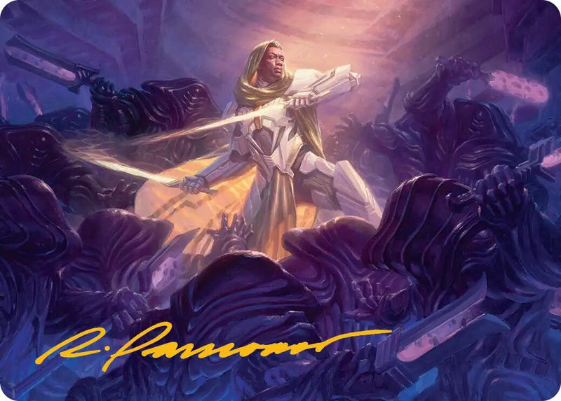 Syr Vondam, Sunstar Exemplar Art Card (Gold-Stamped Signature) [Edge of Eternities Art Series] - The Mythic Store | 24h Order Processing