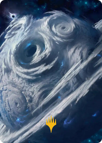 Uthros, Titanic Godcore Art Card (Gold-Stamped Planeswalker Symbol) [Edge of Eternities Art Series] - The Mythic Store | 24h Order Processing