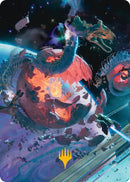 Scavenger Grounds Art Card (47/54) (Gold-Stamped Planeswalker Symbol) [Edge of Eternities Art Series] - The Mythic Store | 24h Order Processing