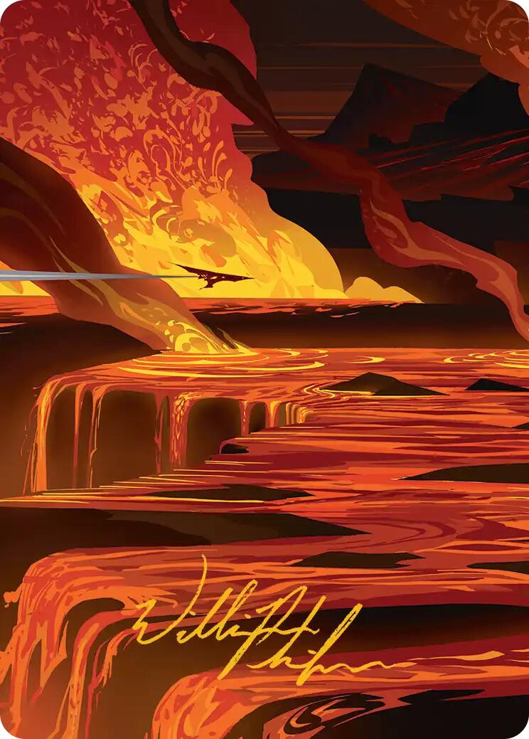 Blast Zone Art Card (Gold-Stamped Signature) [Edge of Eternities Art Series] - The Mythic Store | 24h Order Processing
