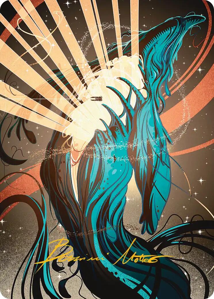 Swarmyard Art Card (Gold-Stamped Signature) [Edge of Eternities Art Series] - The Mythic Store | 24h Order Processing