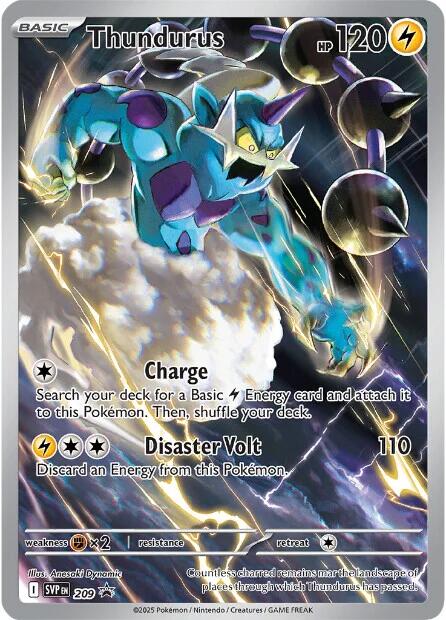 Thundurus (209) [Scarlet & Violet: Black Star Promos] - The Mythic Store | 24h Order Processing