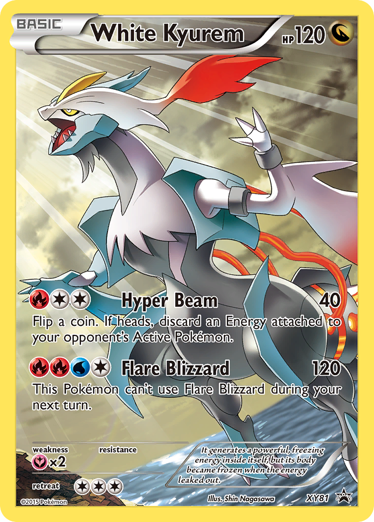 White Kyurem (XY81) (Full Art Promo) [XY: Black Star Promos] - The Mythic Store | 24h Order Processing