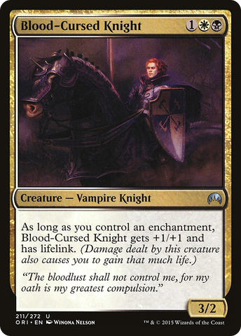 Blood-Cursed Knight [Magic Origins] - The Mythic Store | 24h Order Processing