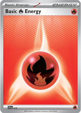 Basic Fire Energy (018) [Scarlet & Violet: Black Bolt]