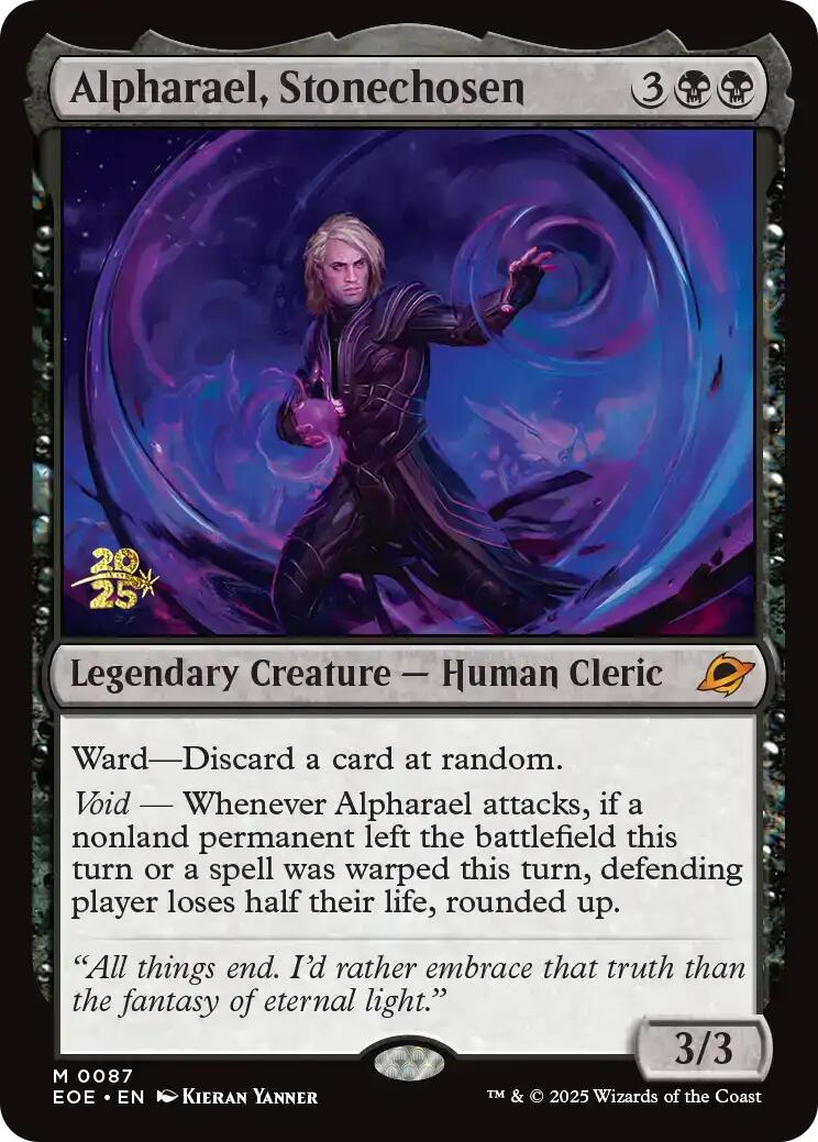 Alpharael, Stonechosen [Edge of Eternities Prerelease Promos] - The Mythic Store | 24h Order Processing